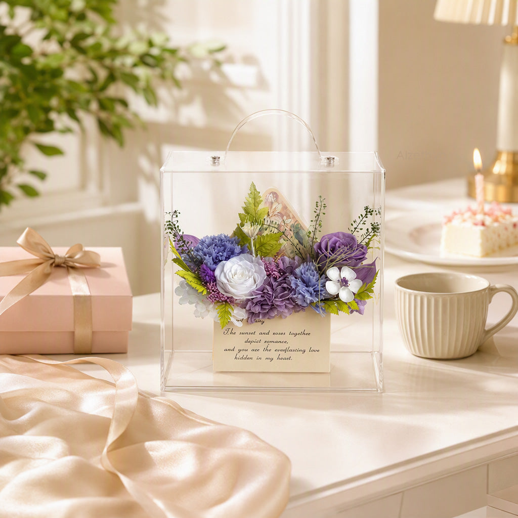 The Letter of Love Preserved Flower Envelope Box