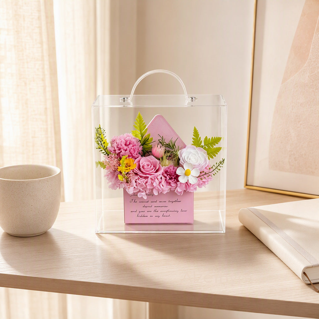 The Letter of Love Preserved Flower Envelope Box