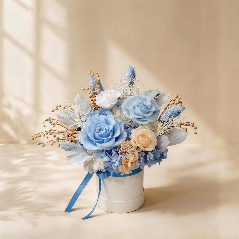 Everlasting Love Flower Bucket - Aura Petal