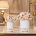 Blush of My Heart Preserved Flower Hat Box - Alzethyn