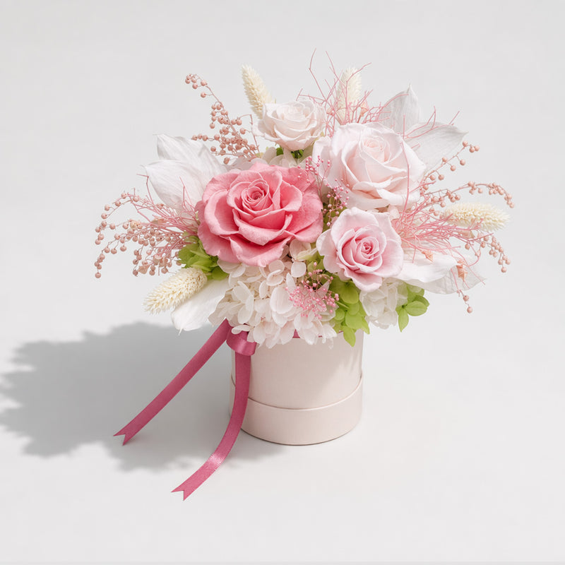 Everlasting Love Preserved Flower Bucket