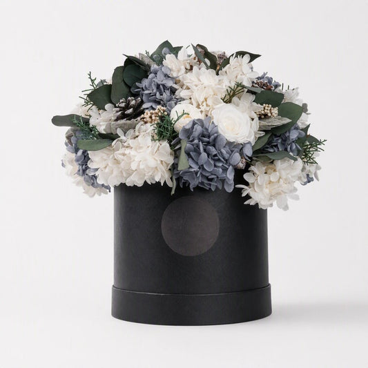 The Calm That Stays Preserved Flower Hat Box - Alzethyn
