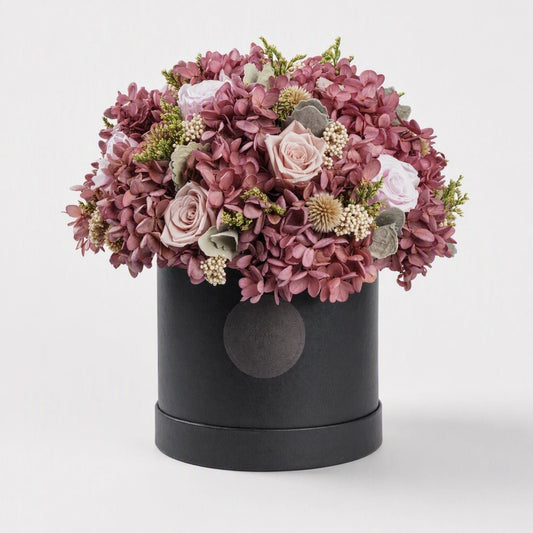 The Quiet Depth of Love Preserved Flower Hat Box - Alzethyn