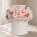 Blush of My Heart Preserved Flower Hat Box - Alzethyn