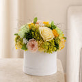 Soft Garden Preserved Flower Hat Box - Alzethyn