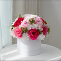 Soft Garden Preserved Flower Hat Box - Alzethyn