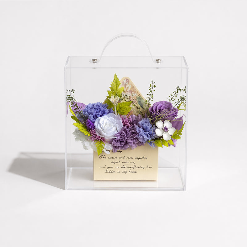 The Letter of Love Preserved Flower Envelope Box