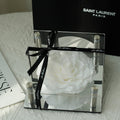 Forever Romance Rose — Acrylic Column Display Box - Aura Petal
