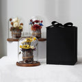 Forever Forest Memory—Rustic Woodland Glass Dome - Aura Petal